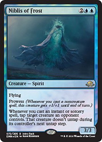 MTG Eldritch Moon Dangerous Knowledge Deck de Structure Magic Bleu Rouge