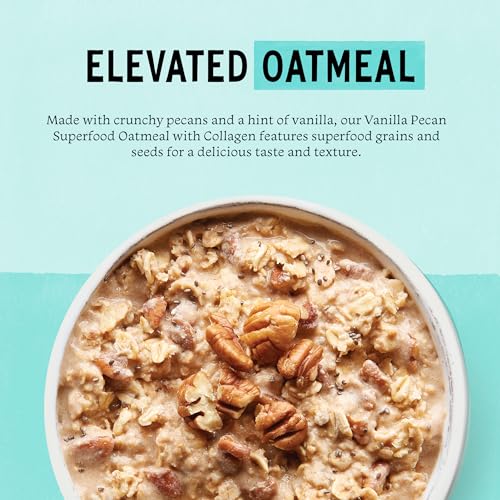 Image of Purely Elizabeth, Oat Pouch Collagen Vanilla Pecan, 8 Ounce