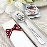 Löffel zum Essen einer Nutella-Portion am Abend - Personalisierter Löffel mit Namen - Schokoladenfan Haselnussaufstrich-Liebhaber