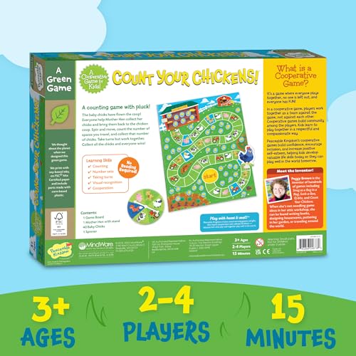 Image of Peaceable Kingdom / Count Your Chickens Award Winning Cooperative Game for Kids