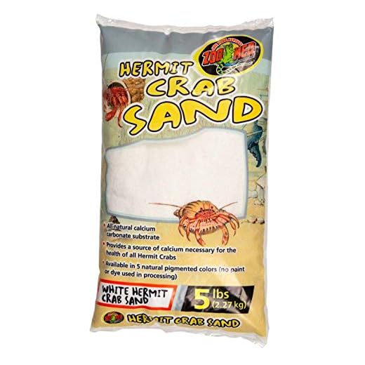 Zoo Med White Hermit Crab Sand 5 lbs - Pack of 4