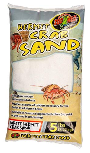Zoo Med White Hermit Crab Sand 5 lbs - Pack of 6