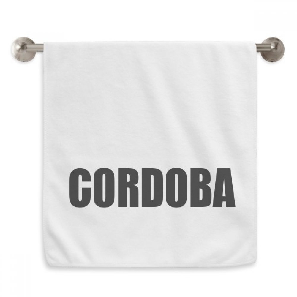 Serviette de toilette blanche 13x29 pouces absorbante et douce