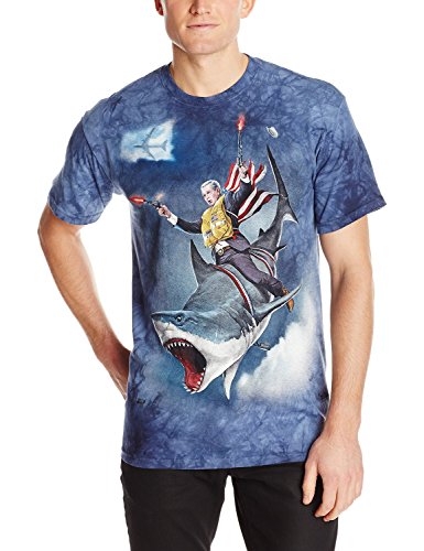 The Mountain Dubya Shark Men's Ocean Blue T-Shirt L
