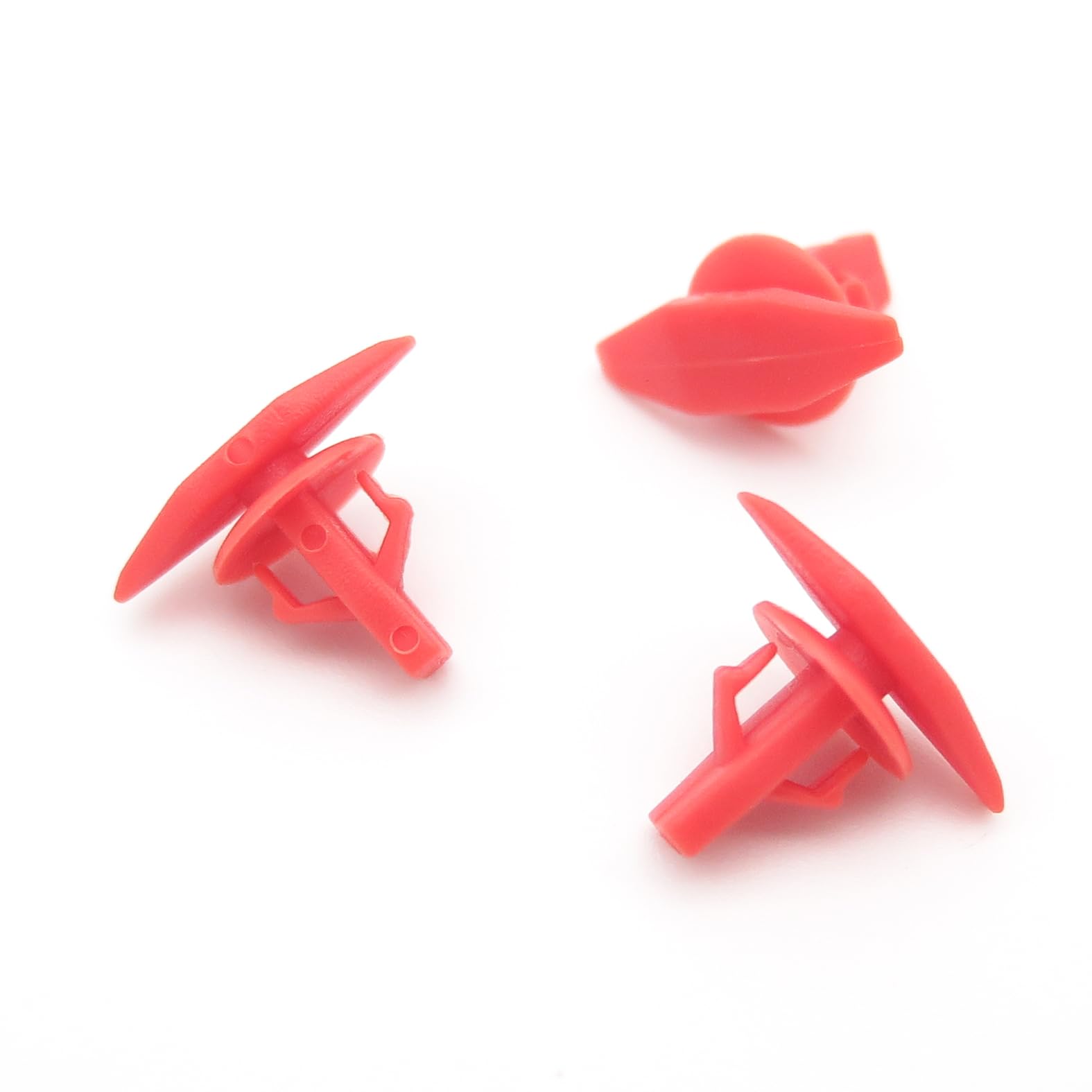 Vvo Orange Fasteners Plastic Bonnet Rubber Weatherstrip Clip, (Pack Of 10)