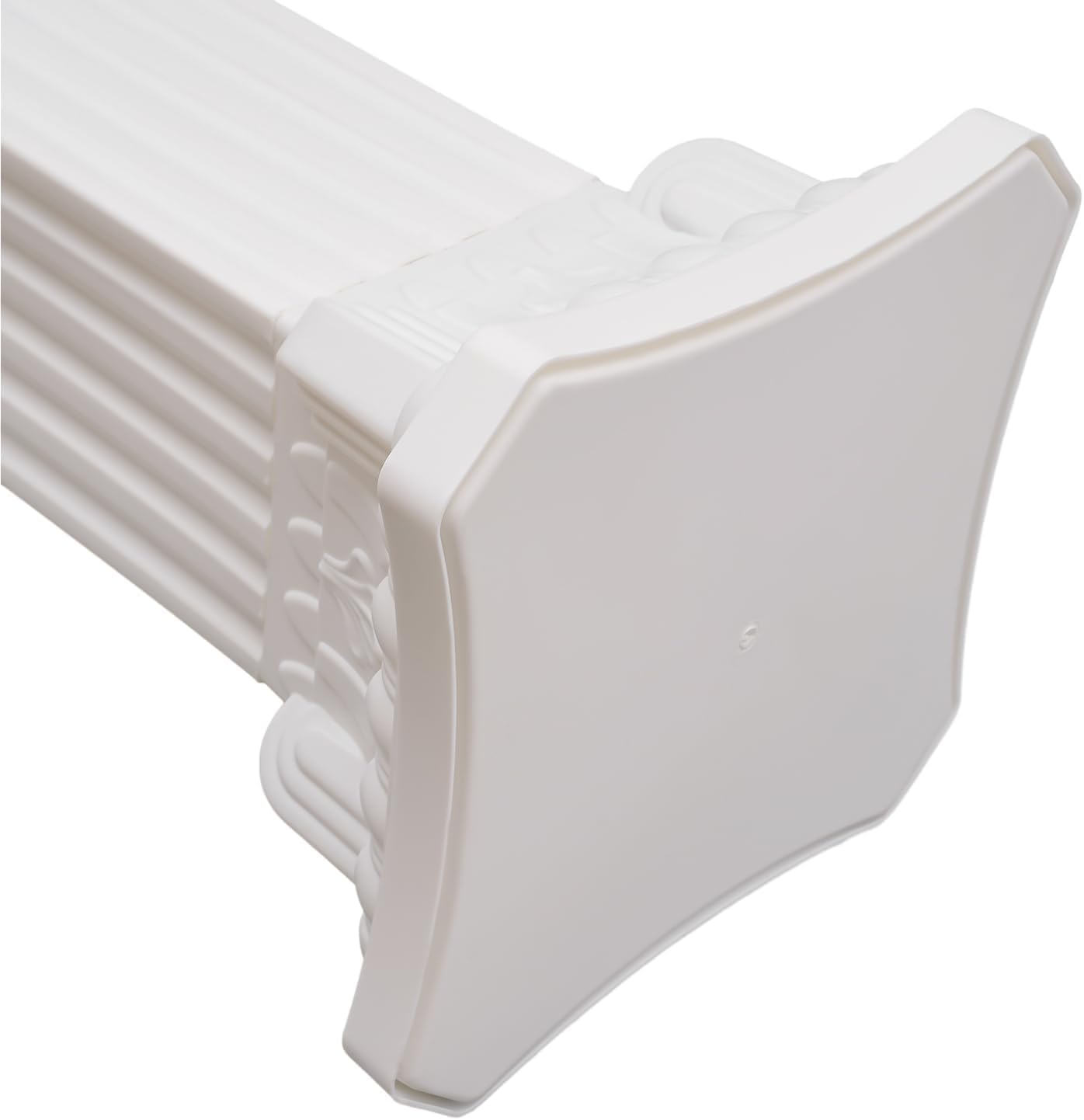 4 Colonne Romane Bianche Alte 88 Cm (2,9 Piedi) per Matrimoni - Pilastri Decorativi per Matrimoni, Feste Ed Eventi - Eleganti Piedistalli Floreali per Centrotavola Mozzafiato White