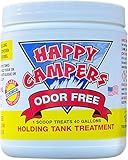 Happy Campers RV Toilet Treatment - Powerful Odor Control, Long-Lasting RV Tank Treatment - Prevents Clogs, Buildup, Sensor Failure - Keeps Holding Tank Clean & Healthy, Odor Free (18 Treatments)