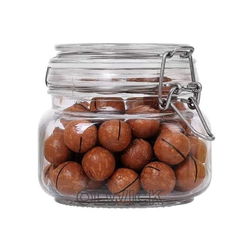 OLWICK® 1 Pcs Air Tight Glass Storage Containers with Steel Clamp Lid and Silicon Seal/Glass Jars/Kitchen Storage Containers/Cookie Jar (Square, 500 ml) (B0843P5JMV) Amazon Price History, Amazon Price Tracker