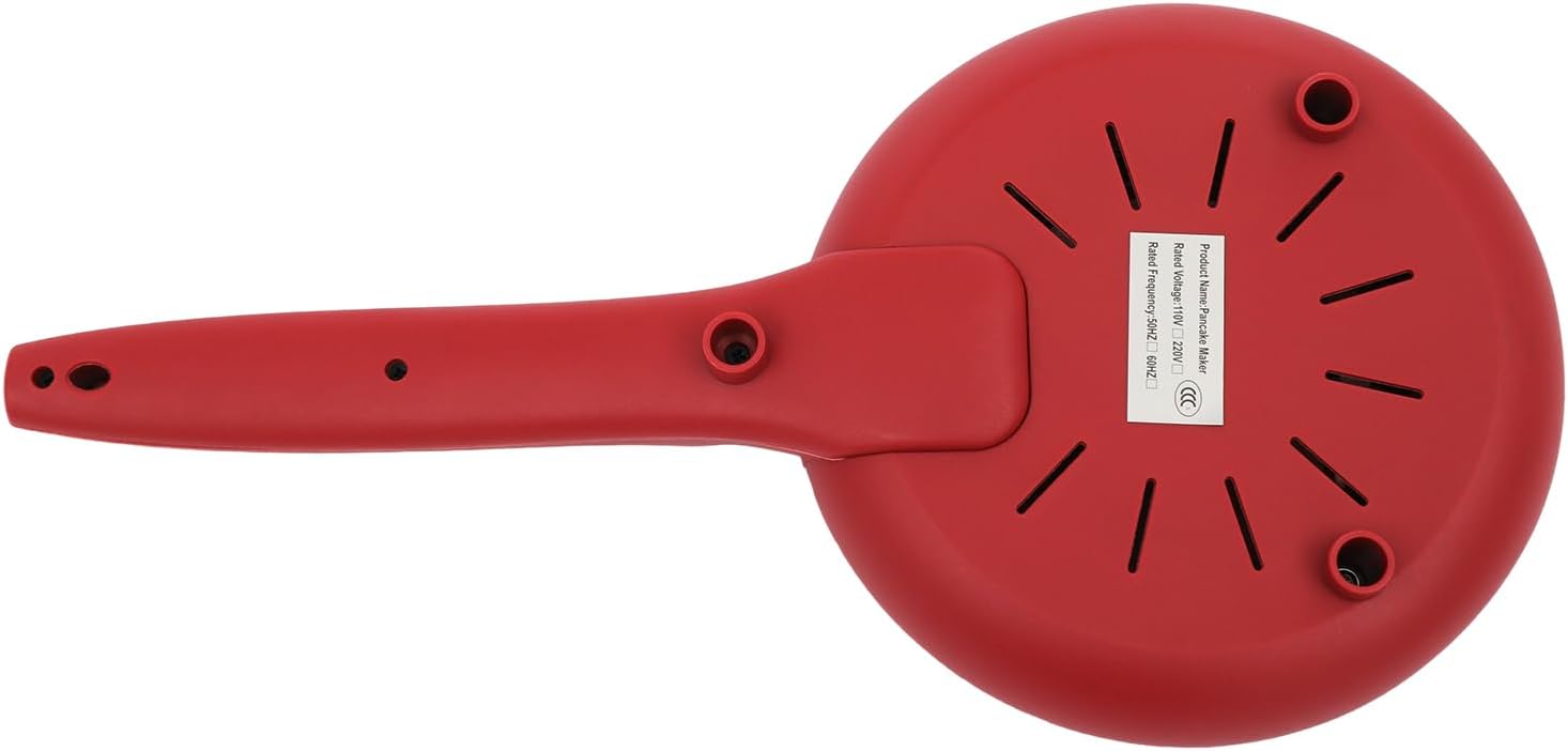 Crepe Making Machine 8" Pancake Machine Electric Crepe Maker with Batter Tray for Home Bakery Snack Bar