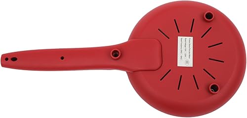 Miniatura 4 de Crepera Electrica - Máquina eléctrica para crepes de 8 pulgadas, sartén antiadherente portátil roja con asa y bandeja extraíble, Crepera Electrica,