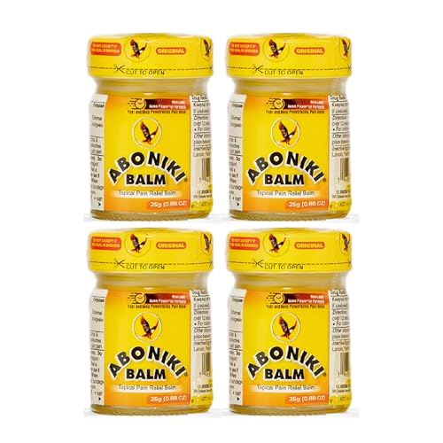 Aboniki Balm (Original Strength (4 Glass Jars))