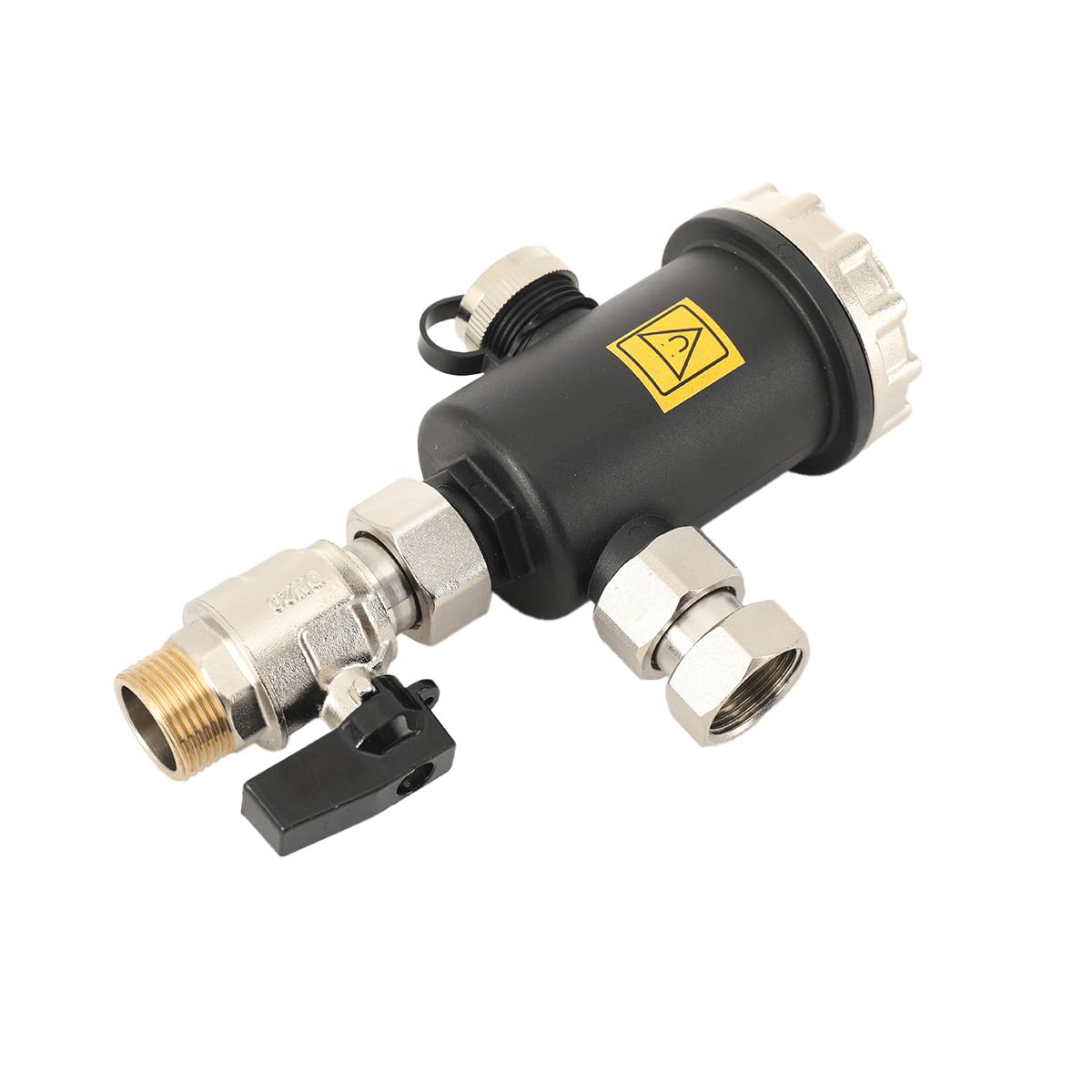 Schlammabscheider Magnetabscheider Magnetfilter für Wärmepumpen Gasboilern, 3/4" Schmutzfänger Magnetischer Filter 3/4" DN20 Starker Magnet Heizung 9000 Gauss, Entfernung von Kalk Rost Schlamm