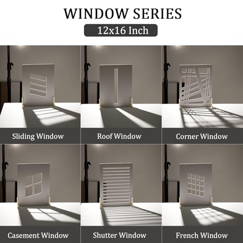 MDAOCRY 12 x 16 in Photography Shadow Boards, 6 PVC Panels, 4 T-Stands by MDAOCRY - Used condition - Image 2