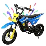 Remarque : Cette moto électrique pèse 16,5 kg (poids net) et doit être assemblée avec soin par deux adultes. Veuillez vérifier que le véhicule est correctement assemblé avant utilisation ! Les ondes sonores générées par le moteur simulent le rugissement d'un moteur thermique, pour une expérience de conduite encore plus immersive.