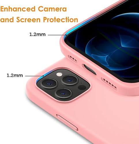 Miniatura 4 de DTTO Funda compatible con iPhone 1212 Pro, a prueba de golpes, de silicona serie Romance protección mejorada de cámara y pantalla con cojín de