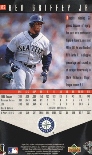 Amazon.com: 1997 Upper Deck Hot Commodities Baseball Card #HC5 Ken