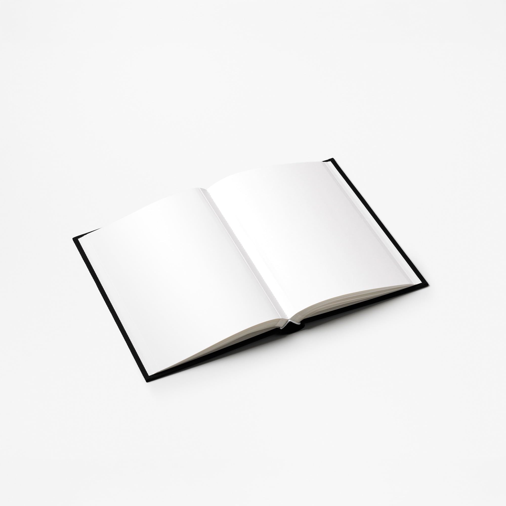 PrintWorks Photo Book – Life, Black – Minimalist Expandable Hardcover Album Book with 80 Pages – Stylish Bookshelf Picture Album