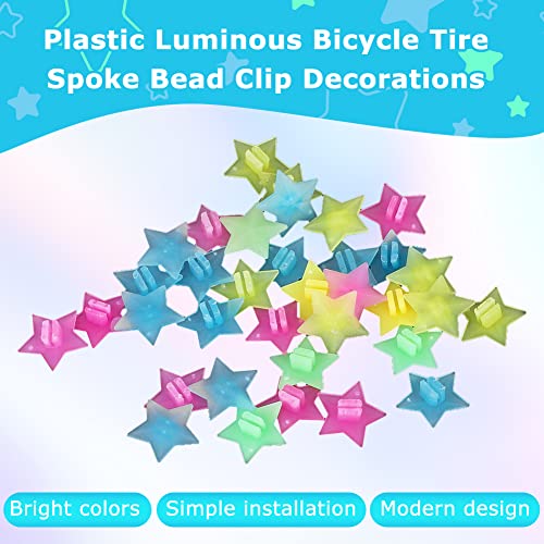 VGEBY Luminous Star Bicycle Spoke Beads #TOP19