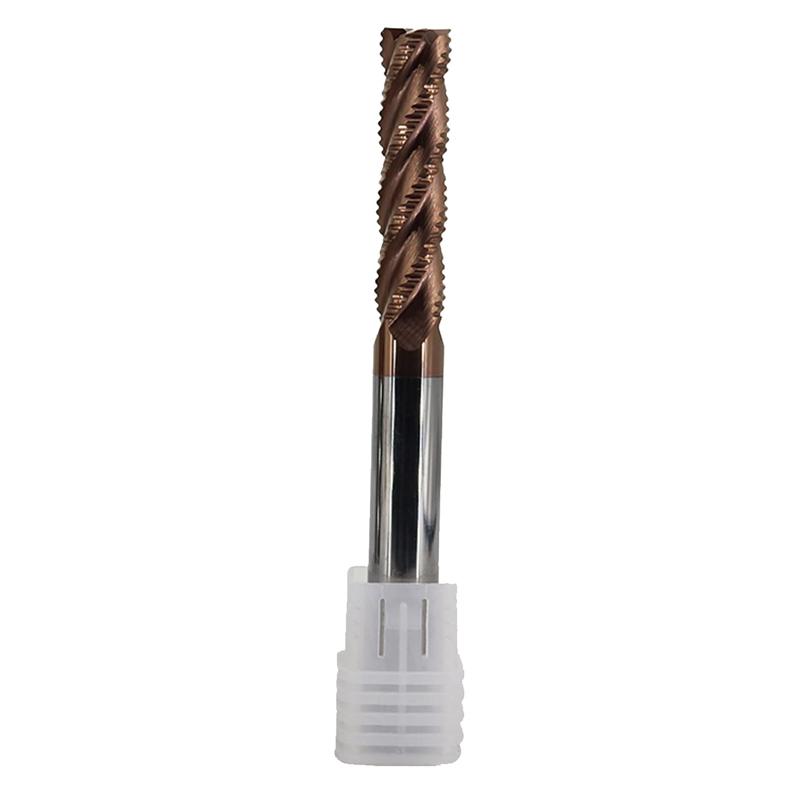 Cojín de molino de extremo HRC55 CNC Cortador de fresado CNC 4FLUTE BIT DETERIOR for grabador de madera Fresas de mango JIYAMI'EN EL (Size : 6XD6X20X75L)