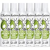 Chosen Foods 100% Pure Avocado Oil Spray, Keto and Paleo Diet Friendly, Kosher Cooking Spray for Baking, High-Heat Cooking and Frying (6 oz, 6 Pack)