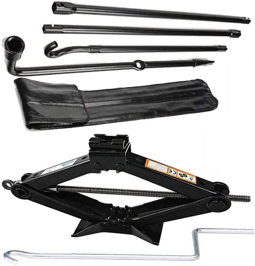 Spare Tire Jack Tool Tire Lug Nut Wrench Tool Kit Replacement For Jack 2004-2016 Ford F150 Spare Tire Tool Kit Tyre Removal/Changing Wrench Tool Set Universal 2 Ton Scissor Jack With Crank Handle
