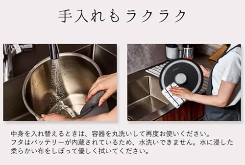 OobLE 真空米びつ ノーマルサイズ 10kg対応 の商品画像 8