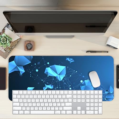Image of XL Extended Gaming Mouse Pad | XXL Large Desk Mat 60x30cm for Laptop & PC | Non-Slip Rubber Base, Waterproof, Durable & Smooth Surface | Office, Gaming & Study, asthetic