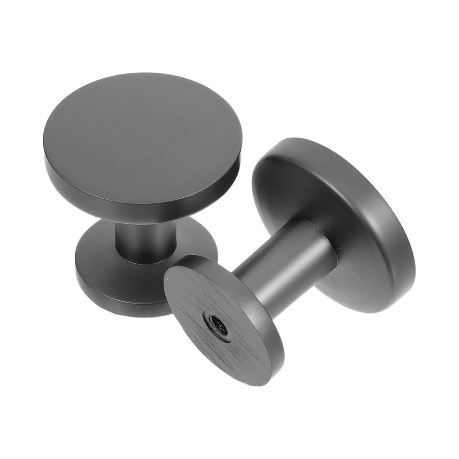 Xavren Round Cabinet Knobs 6pcs Zinc Alloy Round Single Hole Cabinet Knobs