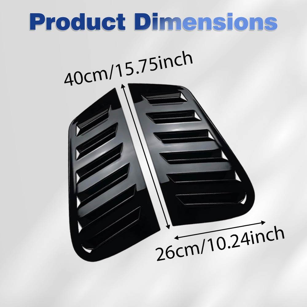 Osłona żaluzji tylnej szyby samochodu, akcesoria do Volkswagena Golf 4 MK4 IV GFK 1997-2006, błyszcząca czerń