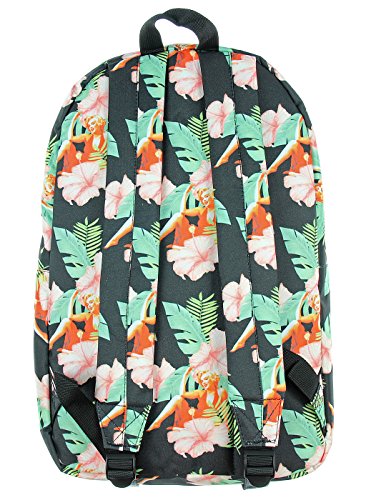 Bioworld Marilyn Monroe Hibiscus Flowers All Over Print Backpack Actress Diva3