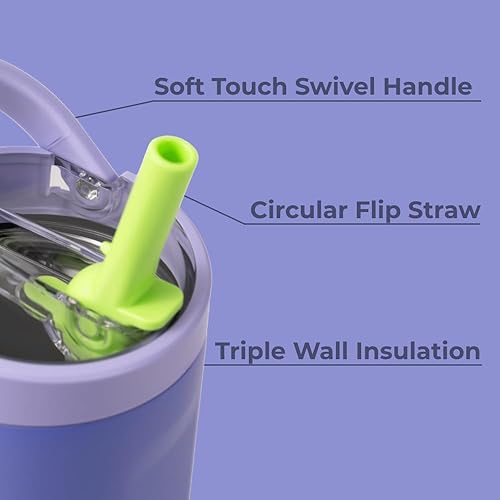 Miniatura 3 de HydroJug Sport Botella de acero inoxidable con popote, aislada al vacío, de 32 onzas, a prueba de fugas, diseño ergonómico, reutilizable, apta para