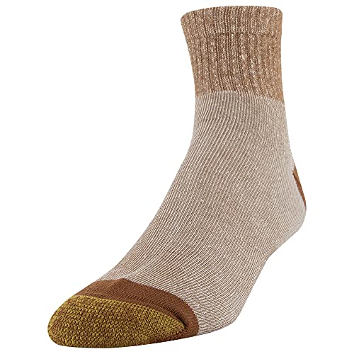 GOLDTOE Men's 656P Cotton Ankle Athletic Socks, Multipairs, Rust Assorted (6-Pairs), Large2