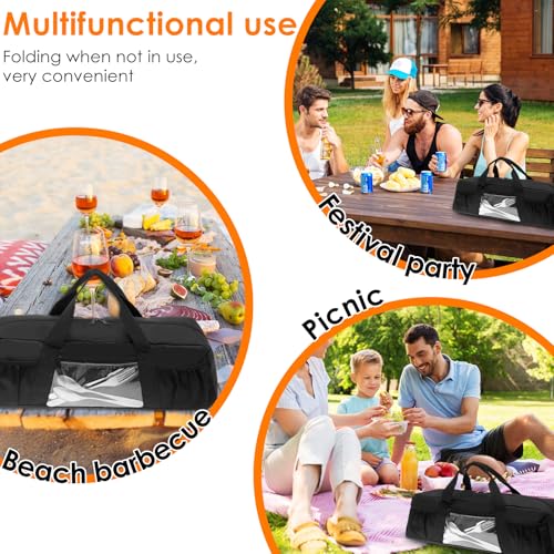 Bolsa para herramientas de parrilla 21" con bolsillos miniatura 4