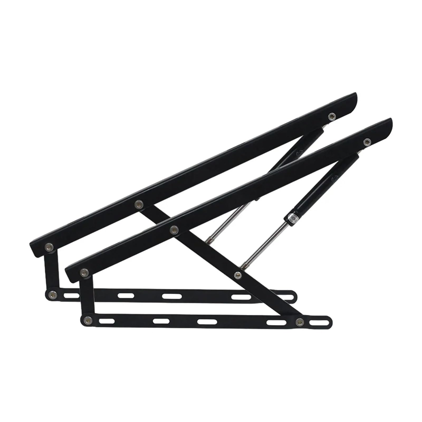 Bisagra de almacenamiento elevable de 2 piezas for cama, herrajes for muebles de bricolaje, mecanismo de almacenamiento for sofá plegable, bisagra con resortes de gas for banco de almacenamiento