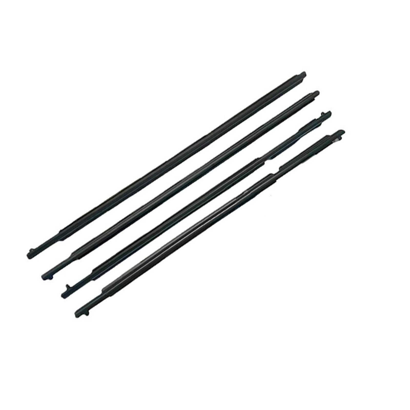Qibbei One Color Windows Rubber Glass Protector Weatherstrip Seal Laminate Outside Black For Toyota For 4Runner 2009-2020 75711-35011