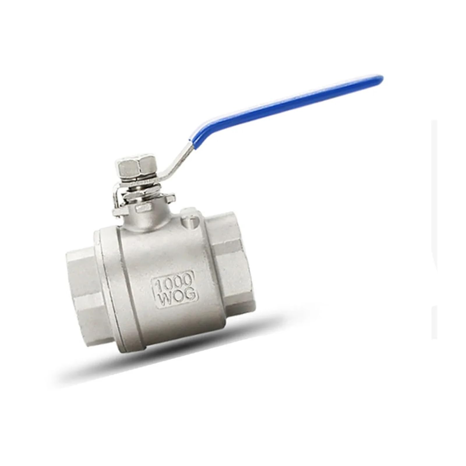 Robinet à boisseau sphérique manuel 2 pièces DN100 femelle en acier inoxydable SS304
