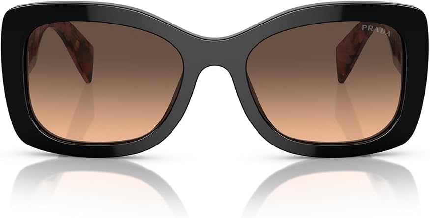 Prada PR A08S Red/Brown Grey Shaded 56/20/145 women Sunglasses