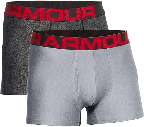 Under Armour Men's Tech 3in 2 Pack BOXERS