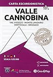  Valle Cannobina 1 : 25.000: Val Vigezzo - Monte Limidario - Centovalli - Brissago
