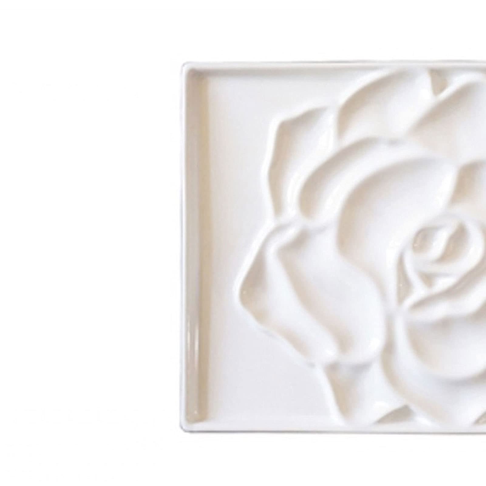 Paleta Artysty Porcelany, Prostokątna Paleta Mieszana Akwareli Róż, Odpowiednia Do Akwareli, Gwaszu, Malarstwa Olejnego Itp.