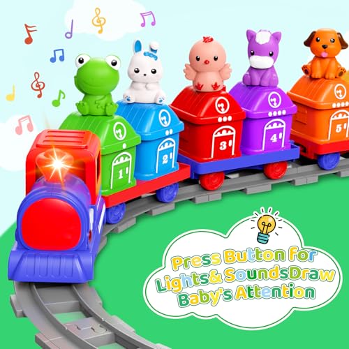 Jouet éducatif train pour occuper bébé intelligemment sans écrans dès 12 mois - 4