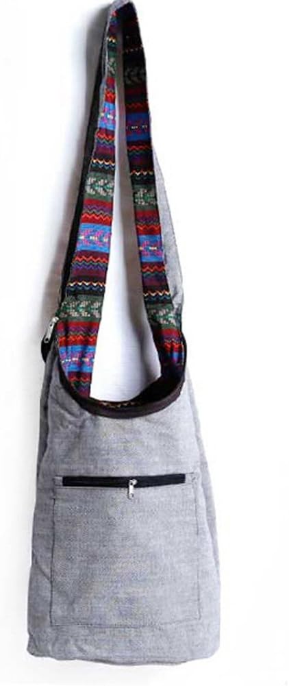 KARRESLY Bohemian Cotton Hippie Crossbody Bag Hobo Sling Bag Handmade Messenger Shoulder Bags | Bohemian, Cotton, Hippie, Handmade, Messenger - Image 3