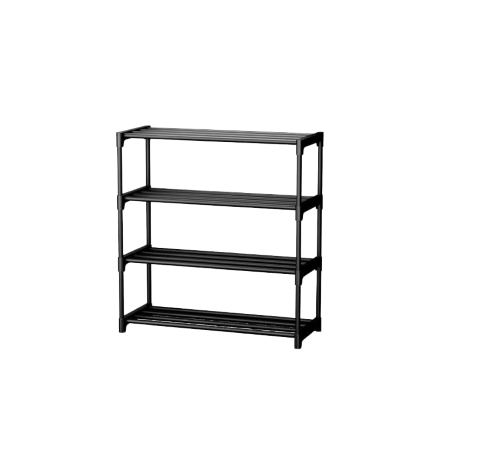 Shoe Rack with Shelf | Foldable Plastic Shoe Rack with Shelves for Bedroom, Entryway & Living Room | Multipurpose Footwear Stand for Home (4 Shelf)-image-41