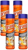 Mr Muscle Drano Power-Granulat Rohrfrei Abflussreiniger, entfernt Fettrückstände und unangenehme Gerüche, 10 Anwendungen, 4er Pack (500g)