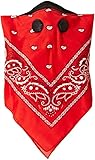 ATV Tek Dust Mask Bandana (Red, Universal/X-Large)