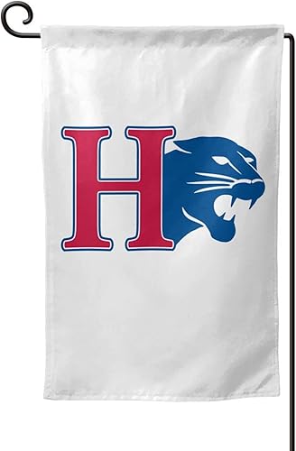 Bandera de jardín con logotipo de la universidad de Hanover  Pancartas de doble cara para decoración de jardín interior y exterior