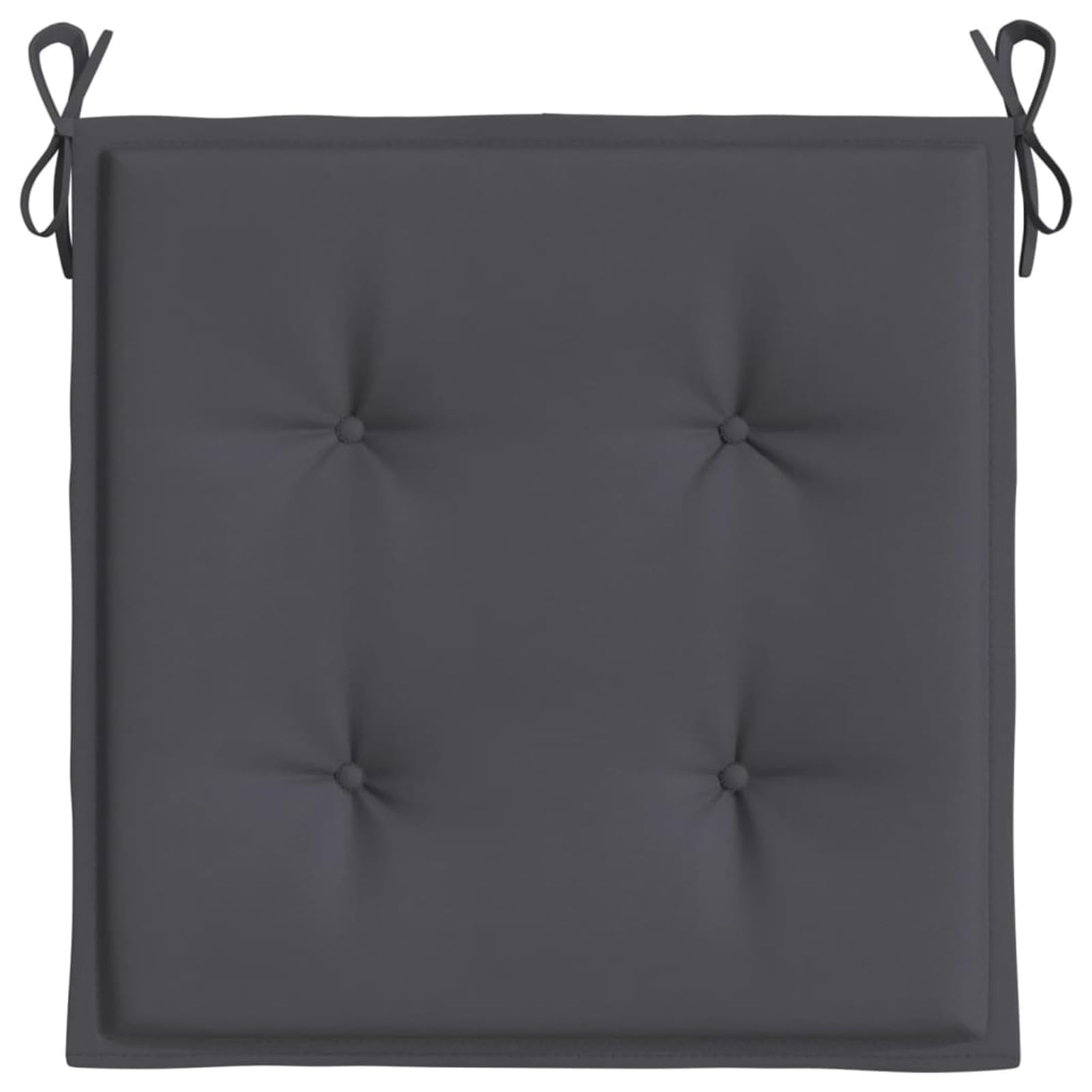 ShGaxin Cojines Silla de jardín 6 uds Tela Oxford Antracita 50x50x3 cm, Cojines para Butacas De Jardin, Cojines Sillas Cocina, Cojines para Sillas De Terraza, Cojin Silla Exterior