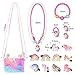 Imagen de OSDUE Conjunto de Bolso y Joyería con Collar de Unicornio