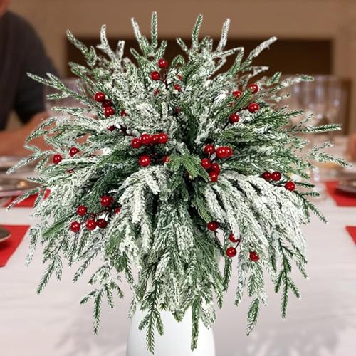 Pics de Noël artificiels pour compositions florales et arbres de fête