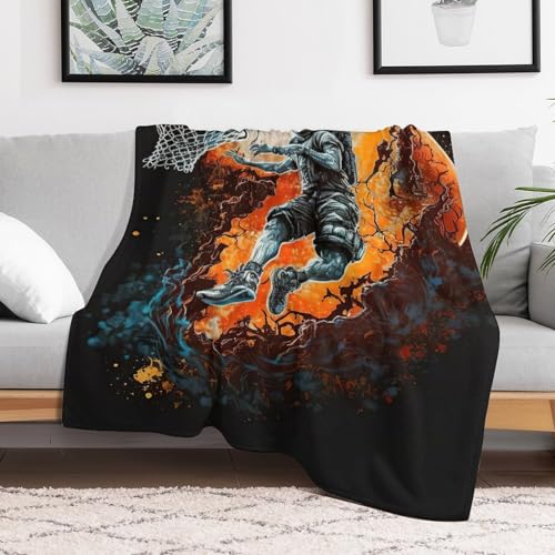 Manta de franela de astronauta 3D mullida y suave para cama infantil 100x130 cm 3